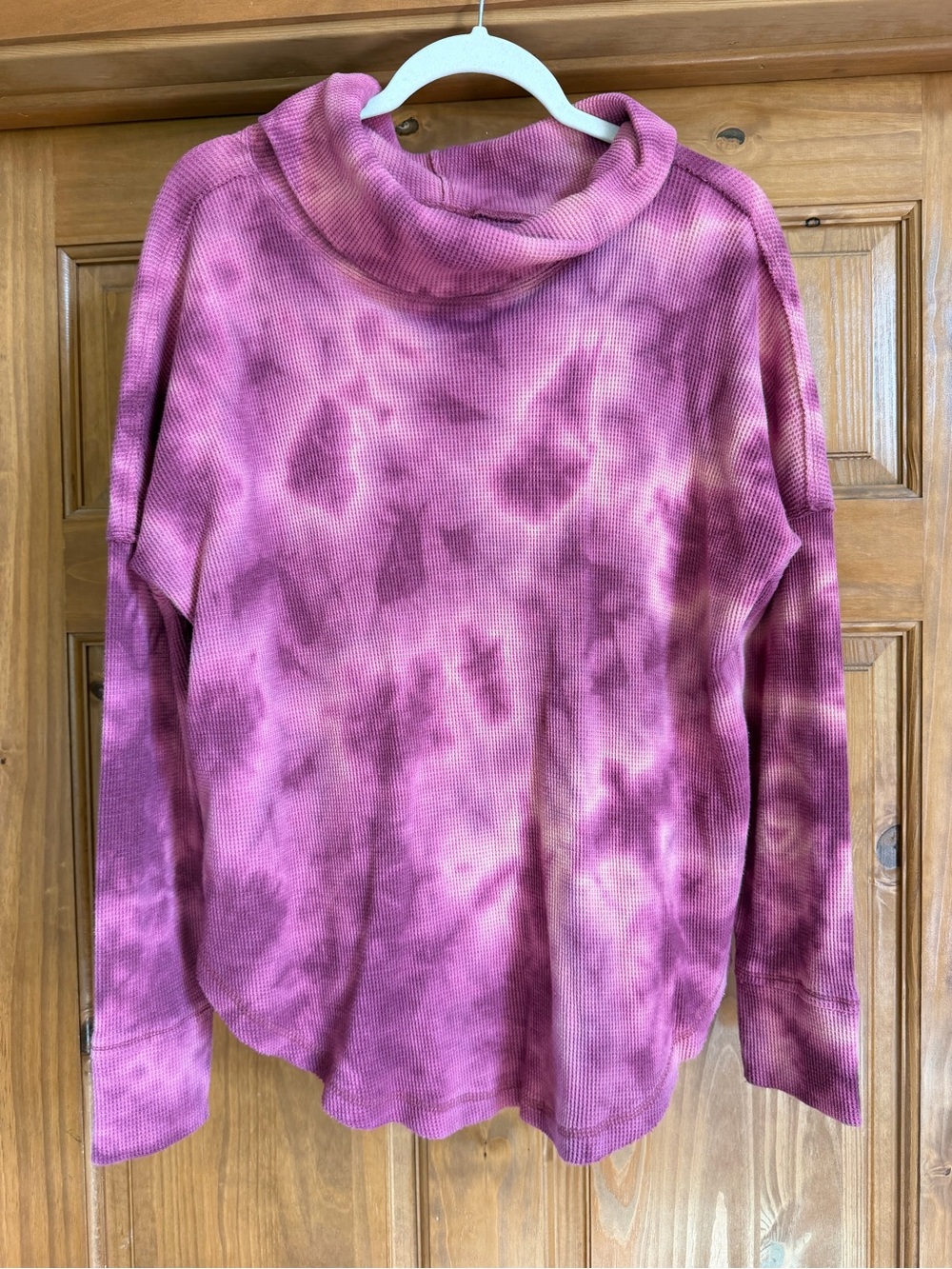 Anthropologie Maeve Waffle-Knit Pullover in Rose
